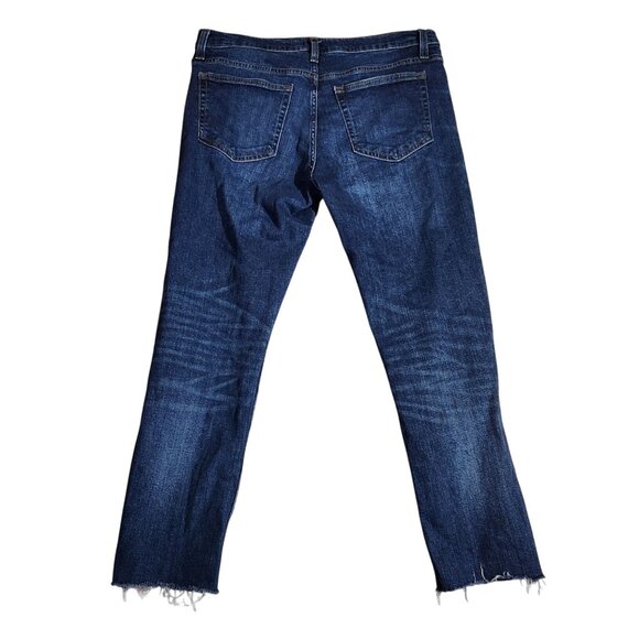 J.Crew Flex Denim Jeans Raw Hem Mens Size W31 L30 (Actual W31x L26) - Picture 2 of 16